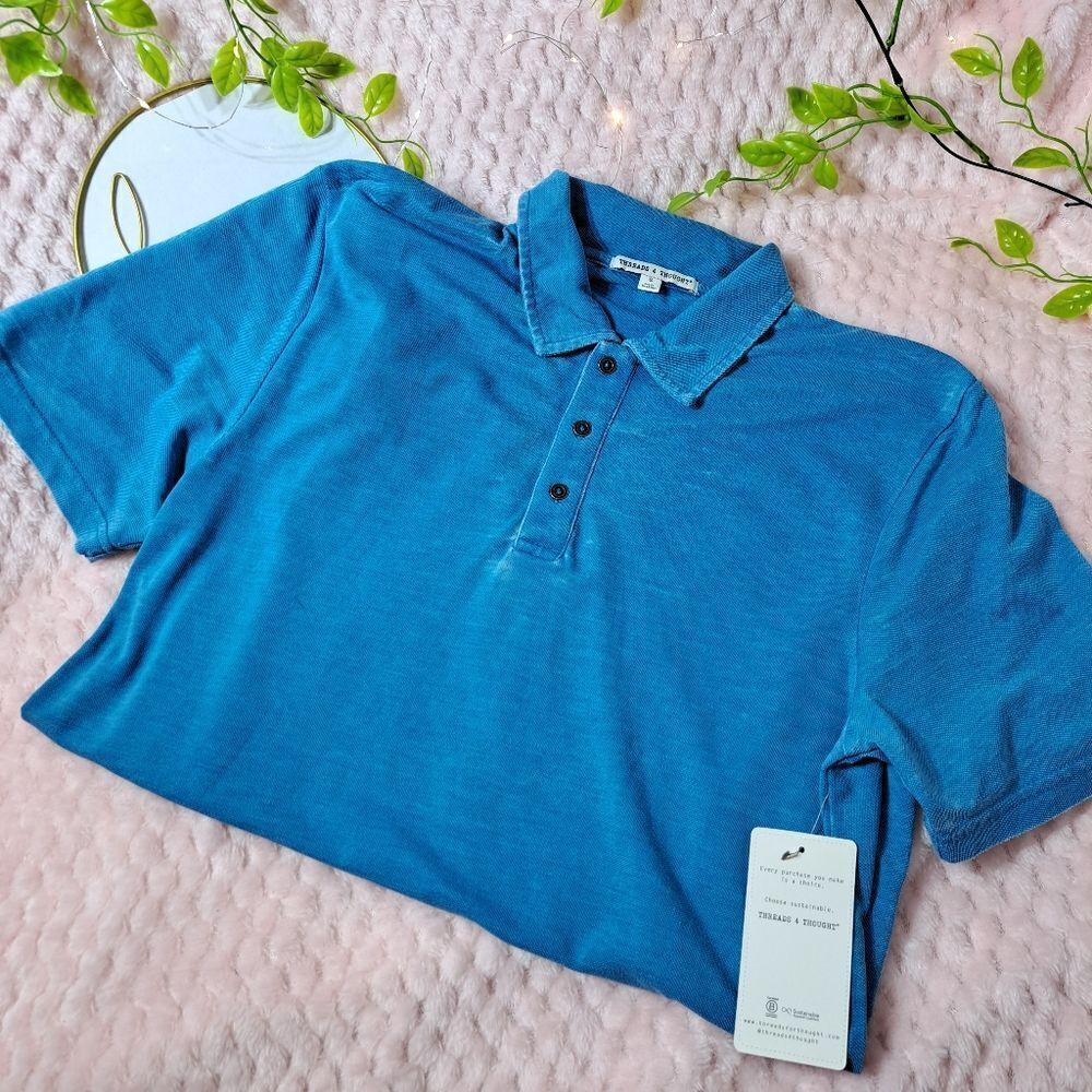 NWT Threads 4 Thoughts 3 Button Polo